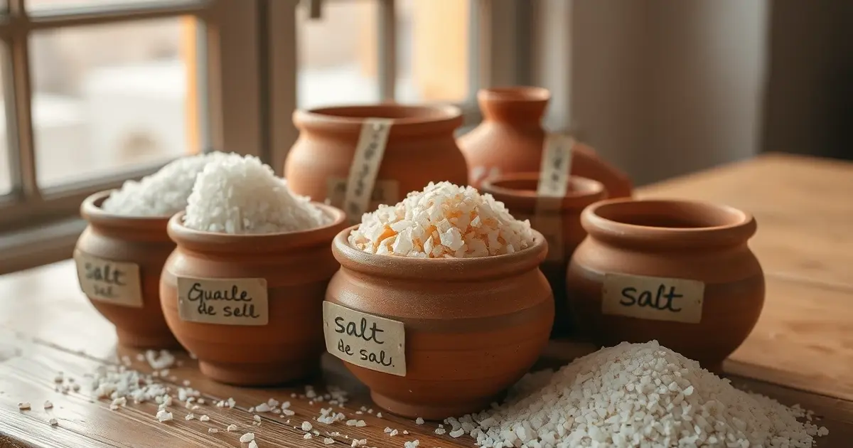 artisanal fleur de sel Guérande traditional terracotta pots gourmet French salt sustainable harvesting