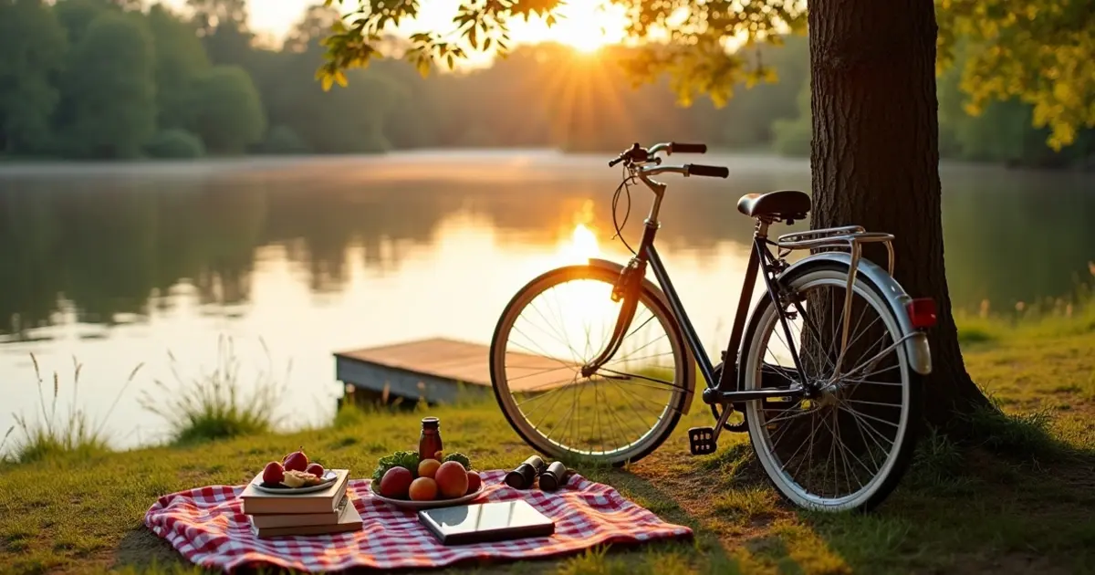 digital sabbatical weekend retreat lakeside picnic analog activities technology-free leisure nature immersion